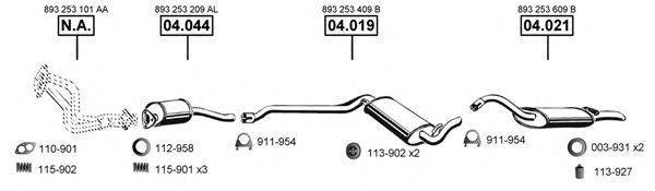 ASMET AU060350 Система выпуска ОГ