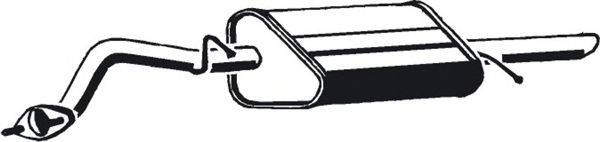 ASMET 24020 Глушитель выхлопных газов конечный