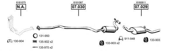 ASMET FO070210 Система выпуска ОГ