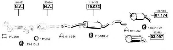 ASMET FO073200 Система выпуска ОГ