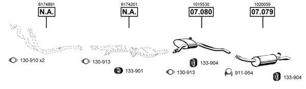 ASMET FO074490 Система выпуска ОГ