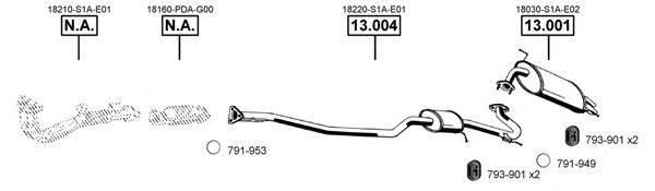 ASMET HO130050 Система выпуска ОГ