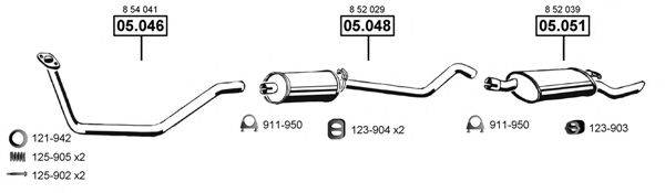 ASMET OP051905 Система выпуска ОГ