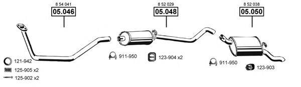 ASMET OP051910 Система выпуска ОГ