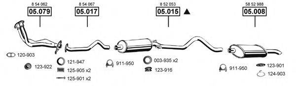 ASMET OP053165 Система выпуска ОГ
