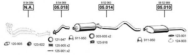 ASMET OP053470 Система выпуска ОГ