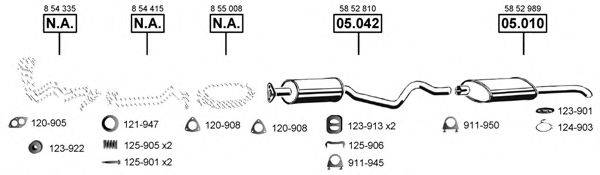 ASMET OP053505 Система выпуска ОГ