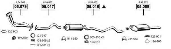 ASMET OP053605 Система выпуска ОГ