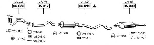 ASMET OP053645 Система выпуска ОГ