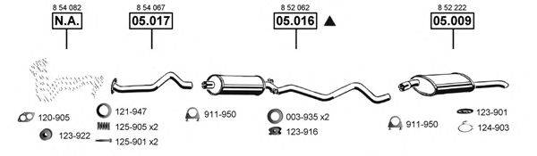 ASMET OP053655 Система выпуска ОГ