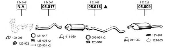 ASMET OP053665 Система выпуска ОГ