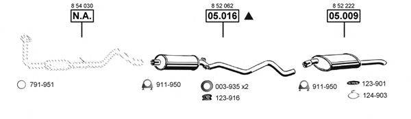 ASMET OP053680 Система выпуска ОГ