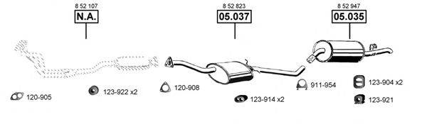 ASMET OP054210 Система выпуска ОГ
