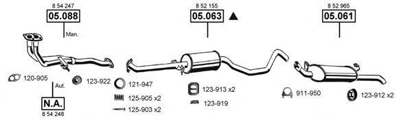 ASMET OP055005 Система выпуска ОГ