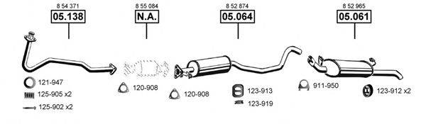 ASMET OP055010 Система выпуска ОГ