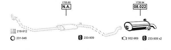 ASMET PE082050 Система выпуска ОГ