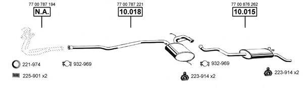 ASMET RE104170 Система выпуска ОГ