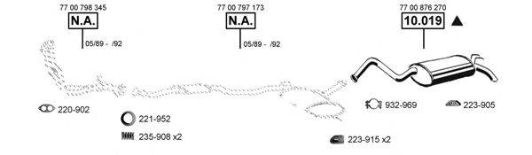 ASMET RE104650 Система выпуска ОГ
