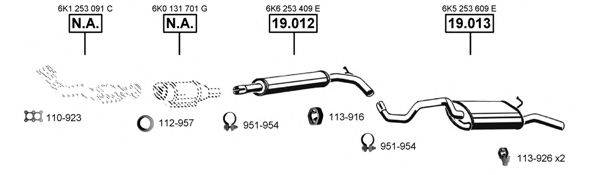 ASMET SE190780 Система выпуска ОГ
