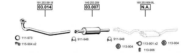 ASMET VA033250 Система выпуска ОГ