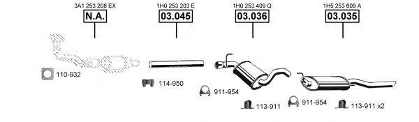 ASMET VA036600 Система выпуска ОГ