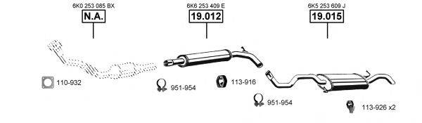 ASMET SE190765 Система выпуска ОГ
