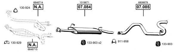 ASMET FO075495 Система выпуска ОГ