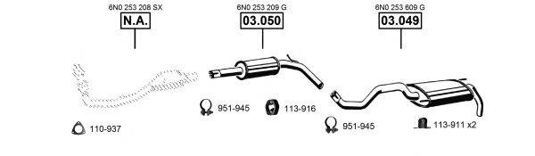 ASMET VA034900 Система выпуска ОГ