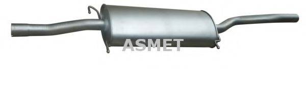 ASMET 01078 Средний глушитель выхлопных газов