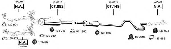 ASMET FO075595 Система выпуска ОГ