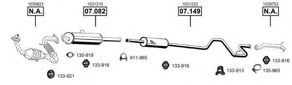 ASMET FO075615 Система выпуска ОГ