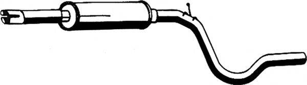 ASMET 03075 Средний глушитель выхлопных газов