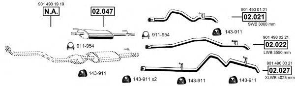 ASMET ME012382 Система выпуска ОГ