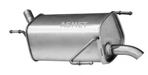 ASMET 05144 Глушитель выхлопных газов конечный