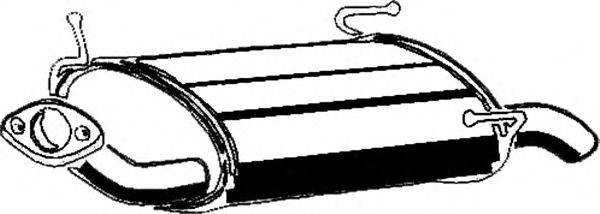 ASMET 14040 Глушитель выхлопных газов конечный