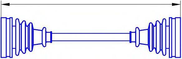 SERCORE 12982 Приводной вал