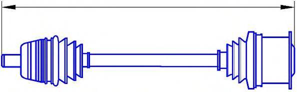 SERCORE 121000 Приводной вал