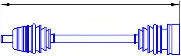 SERCORE 12378 Приводной вал