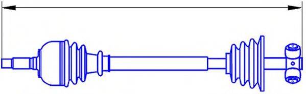 SERCORE 12782 Приводной вал