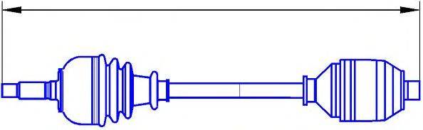 SERCORE 12592 Приводной вал