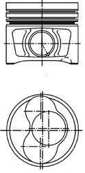 KOLBENSCHMIDT 40409610 Поршень