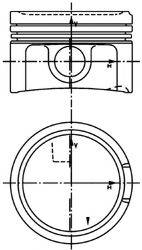 KOLBENSCHMIDT 40434600 Поршень