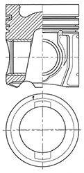 KOLBENSCHMIDT 41521600 Поршень