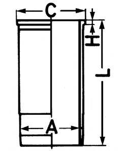 KOLBENSCHMIDT 89856110 Гильза цилиндра