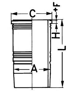 KOLBENSCHMIDT 89186110 Гильза цилиндра