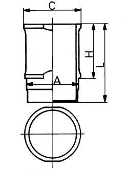 KOLBENSCHMIDT 89060110 Гильза цилиндра