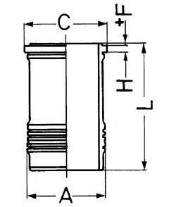 KOLBENSCHMIDT 89078110 Гильза цилиндра