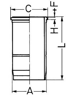 KOLBENSCHMIDT 89886110 Гильза цилиндра