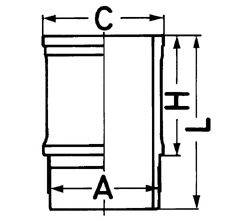 KOLBENSCHMIDT 89541110 Гильза цилиндра