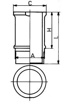 KOLBENSCHMIDT 89584110 Гильза цилиндра